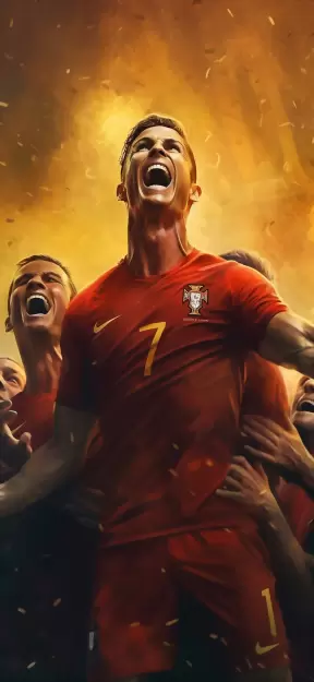 Cristiano Ronaldo Portuguese footballer art