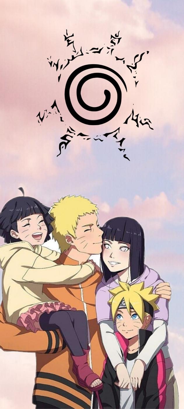 Naruto hinata family 4k mobile 