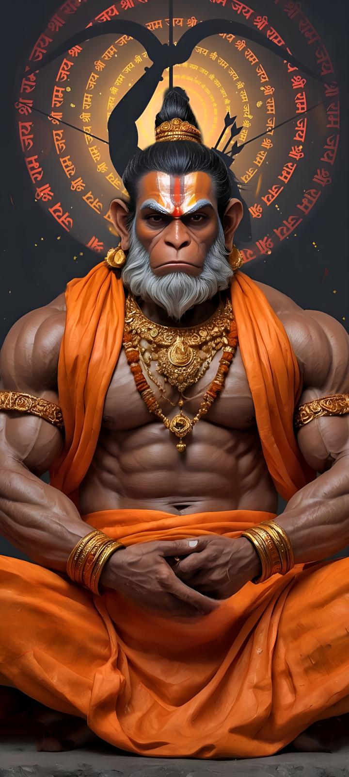 power lord hanuman ram images hd blessing