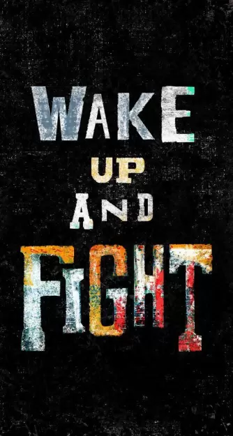 Wake Up and Fight: Inspirational Quote for Motivation and Perseverance