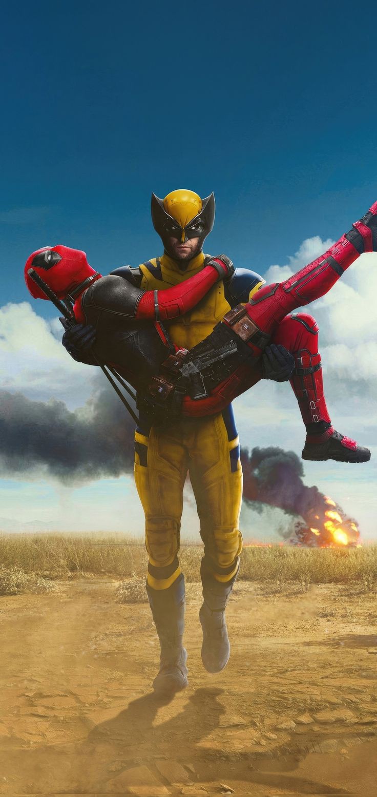 Wolverine saves Deadpool mobile 