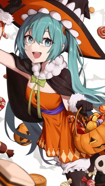 halloween anime hd wallpaper