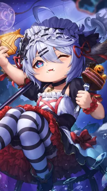 halloween anime hd wallpaper