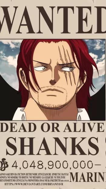 Red Haired Shanks one piece anime wallpapers